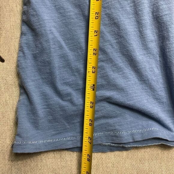 John Varvatos USA Peace Sign Polo Shirt Dri-Fit Cotton Casual Blue XXL - Picture 7 of 8